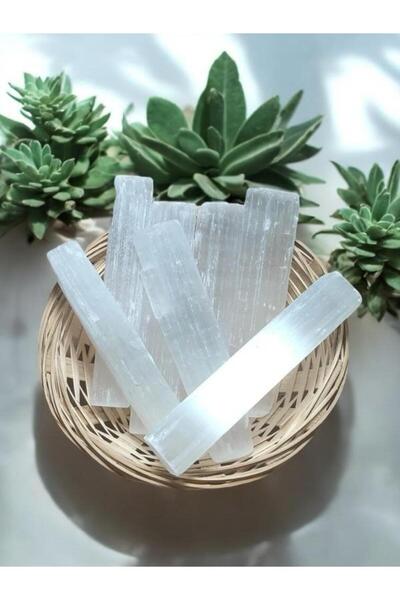 The Magıc of Healıng Selenit Taşı Ham Dekoratif Kütle (doğal taş selenit)