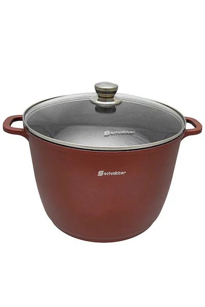 SCHMITTER Tall Pot with lid, ceramic coating, 24cm, 7 L