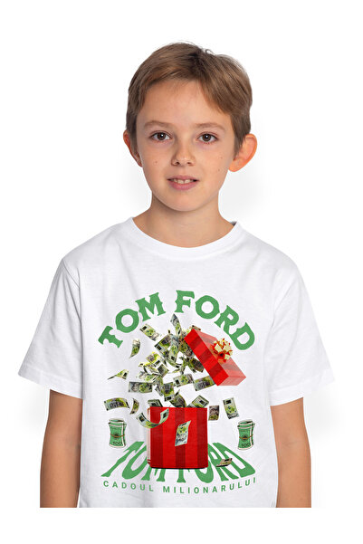StoryGift Romania Boys' Kids' T-Shirt _Tom Ford_ - Millionaire's Gift 100% Co...