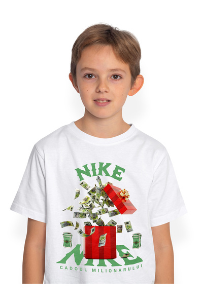 StoryGift Romania _Nike_ Kids Boys' T-Shirt - Millionaire's Gift 100% Cotton,...