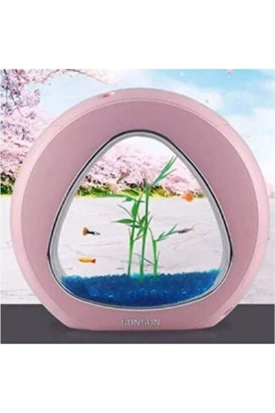 Genel Markalar Sun-sun Ya02 6 Lt Komple Akvaryum Her Şey Içinde Led Işıklı