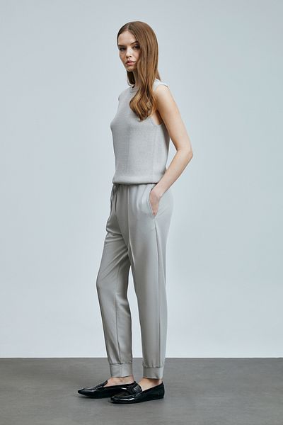 Lufian Porto Women's Trousers Stone