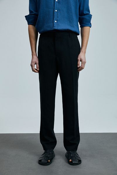 Lufian Bert Smart Men's Chino Pants Slim Fit Black