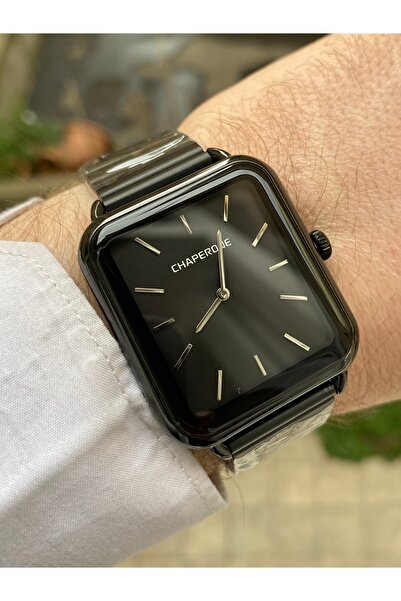 Chaperone ince Erkek kol saati bileklik hediyeli