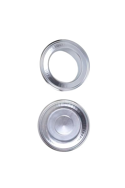 flores Rosette with cover, galvanized sheet, 120 mm