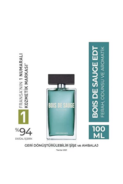 Yves Rocher Bois de Sauge- EDT 100 ml