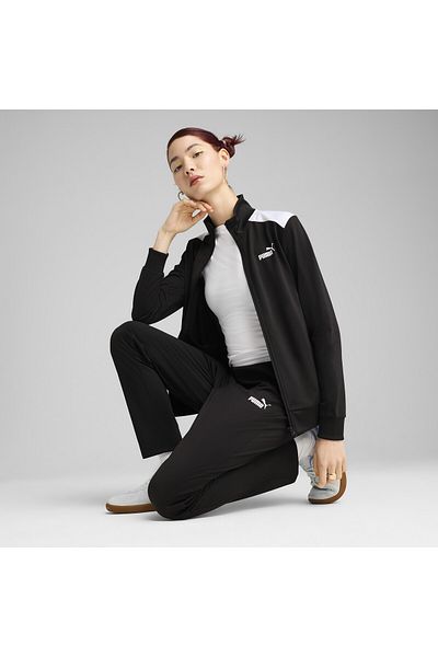Puma Gestrickte Anzüge, Regular, Langarm, Regular, Medium, Color Blocking, Welt Pocket, Full Zip
