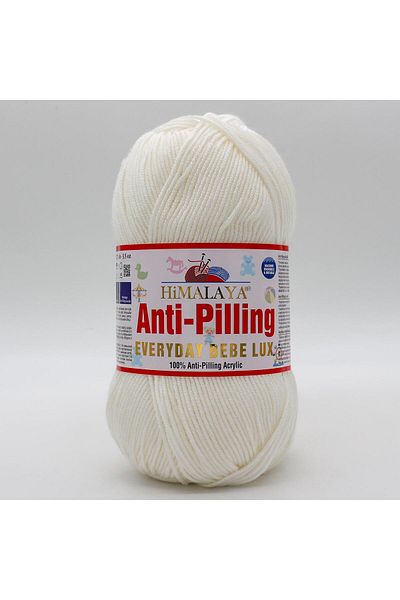 Himalaya Πλεκτό νήμα χειρός Everyday Bebe Lux Anti Pilling - 70401 Λευκό -