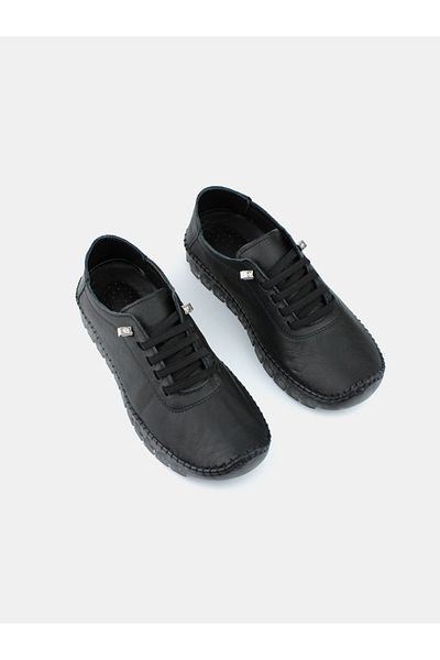 MAGGIO Pantofi de damă din piele naturală, negri, zilnic, confortabili, cu talpă flexibilă, se potrivesc strâmte, cumpărați o mărime mai mare