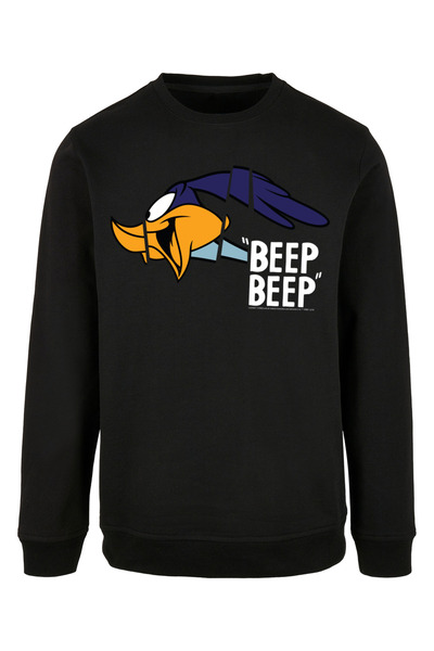 F4NT4STIC Herren Road Runner Beep Beep -blk And Looney Tunes -opt B Nape With Basic Crewneck