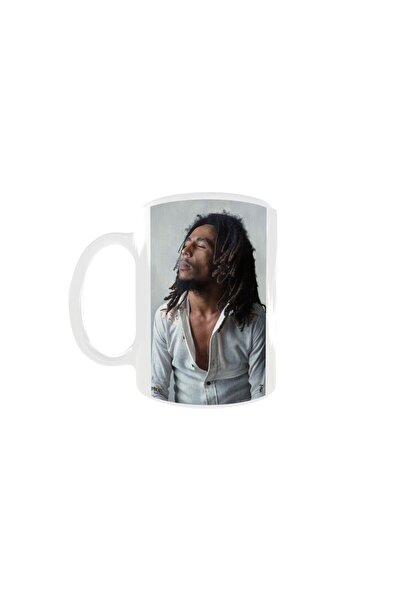 OEM Cană albă personalizată cu Bob Marley, INOVATIX®. 330ml