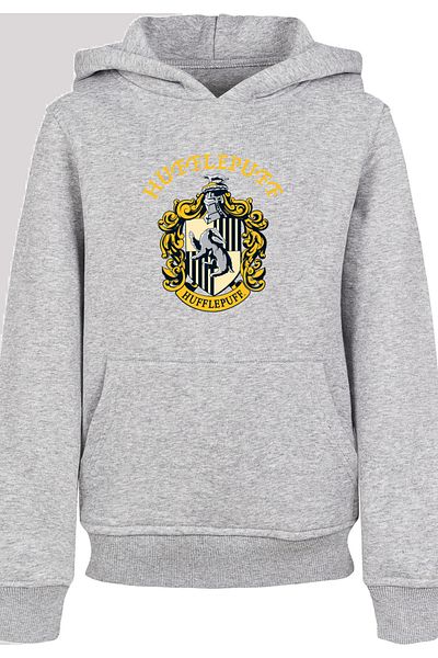 F4NT4STIC Kinder Harry Potter Hufflepuff Crest With Basic Kids Hoody