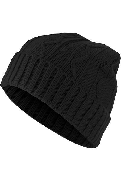 MSTRDS Unisex Beanie Cable Flap