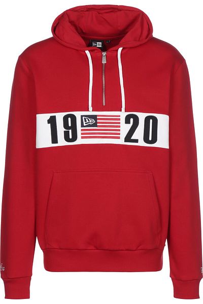 NEW ERA Herren Colour Blocked 1920 Half Zip Hoodie