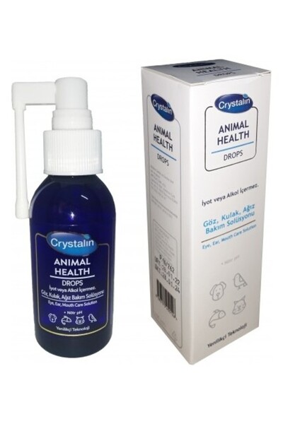 Orqinel Crystalin Animal Health 100ml Göz, Kulak, Ağız, Bakım Solüsyonu, Kedi...