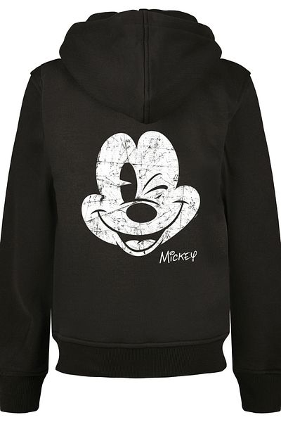 F4NT4STIC Kinder Disney Mickey Mouse on Back with Basic Kids Hoody