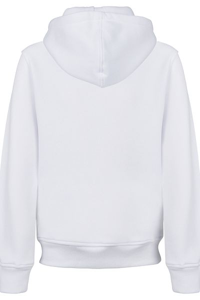 F4NT4STIC Kinder Looney Tunes Bugs Bunny Silhouette Breast Print-wht With Basic Kids Hoody