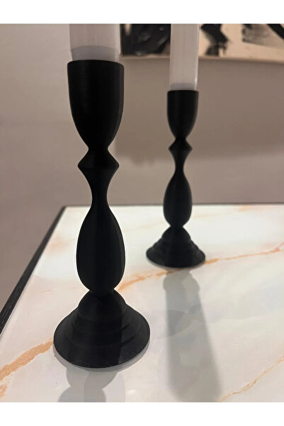 LiliKids Modern Rustik 2li Şamdan Mumluk