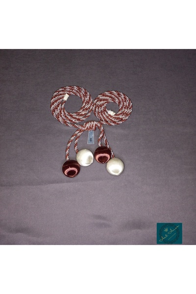 ArtAmor 4 Bulk Tile-Cream (240) Silk String Wrap Fund Tulle Double Curtain Ceiling Binding Accessory