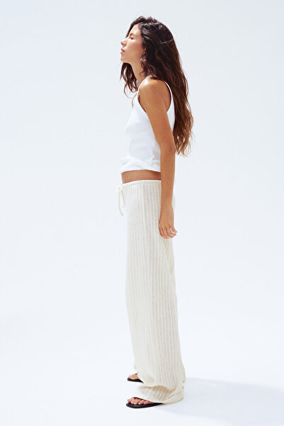 H&M Tekstüre Triko Pantolon