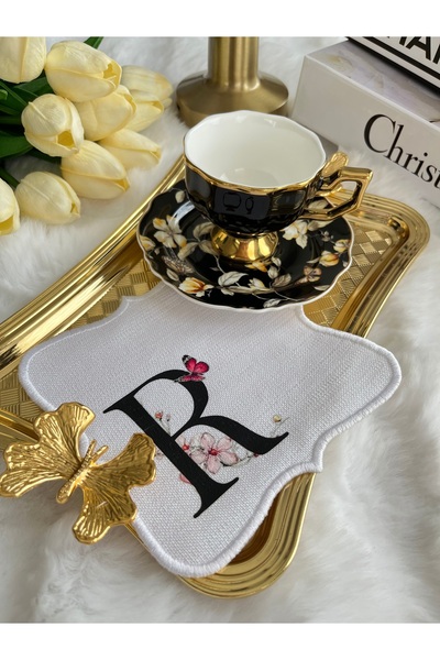 KUMSAL ÇEYİZ 1 Adet Sunumluk Peçete,Kokteyl Peçete,Kahve Yanı Sunum Peçetesi,...