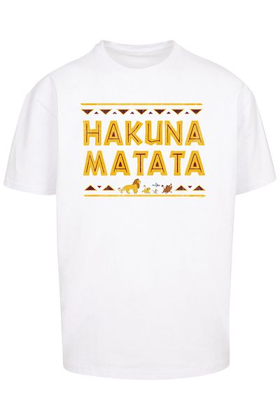 F4NT4STIC Herren The Lion King Hakuna Matata With Heavy Oversize Tee