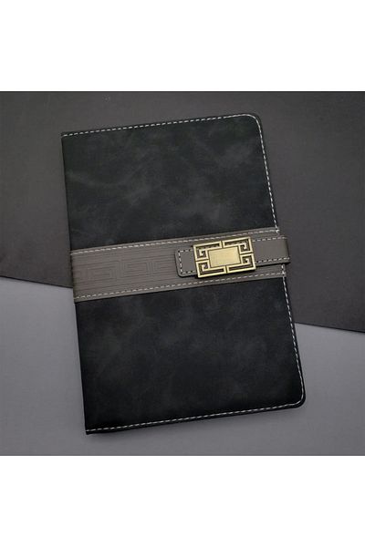 PERİBOİA Periboia Undated Agenda Notebook Black Color