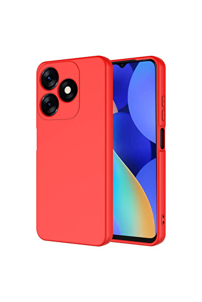 TUVA TEKNOLOJİ Tecno Spark 10 4g Case Tuva Mara Launch Cover - Red