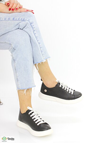 Mammamia Kadın Spor Tarz Yazlık Ortopedik Hakiki Deri Hafif Ayakkabı M26YA865