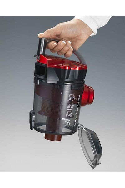 ARIETE Bagless Vacuum Cleaner – High Efficiency, Low Noise, 1200-1600W, Convenient Carrying Handle