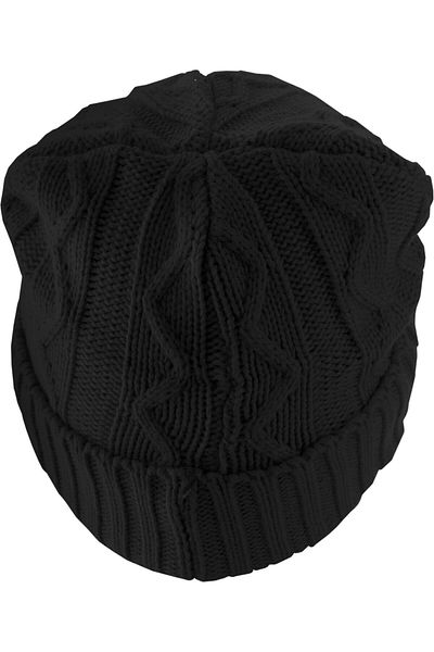 MSTRDS Unisex Beanie Cable Flap