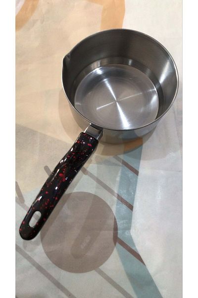 Doğuş Mutfak Stainless Steel Casserole Milk Bowl and Sauce Bowl 14 cm with Wicker