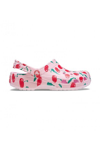 Crocs Pink Milk Classic Fresh Fruits Clog