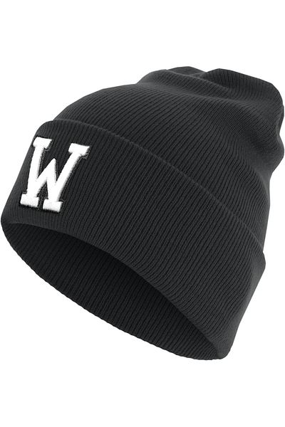 MSTRDS Accessoires Letter Cuff Knit Beanie