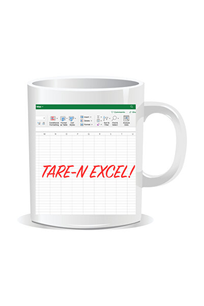 OEM Εξατομικευμένη λευκή κούπα Tare-n Excel, INOVATIX®. 330ml