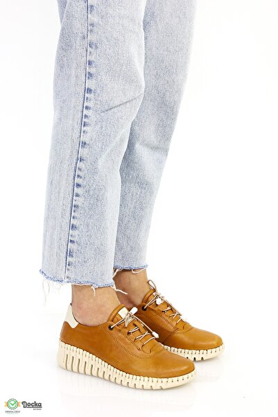 Mammamia Kadın Hakiki Deri Ortopedik Günlük Spor Tarz Ayakkabı M26YA190