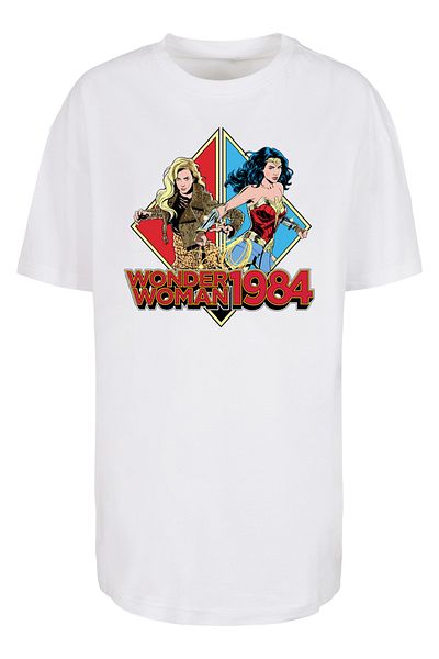 F4NT4STIC Kinder Dc Comics Wonder Woman 84 Back To Back -wht With Kids Basic Tee