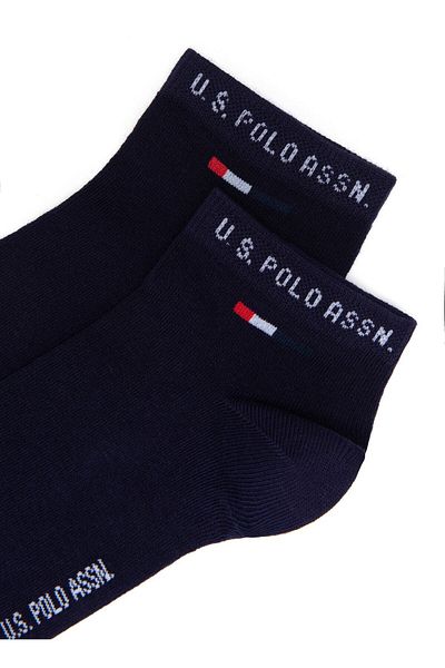 U.S. Polo Assn. Комплект от 2 мъжки чорапи в тъмносини цветове A081sz013.p02.james