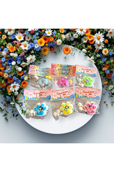 Bizde Ne Yok ki Kedi Patisi-taba Sukuşi - Squishy Pati- Tüylü Pati - Stres Oy...