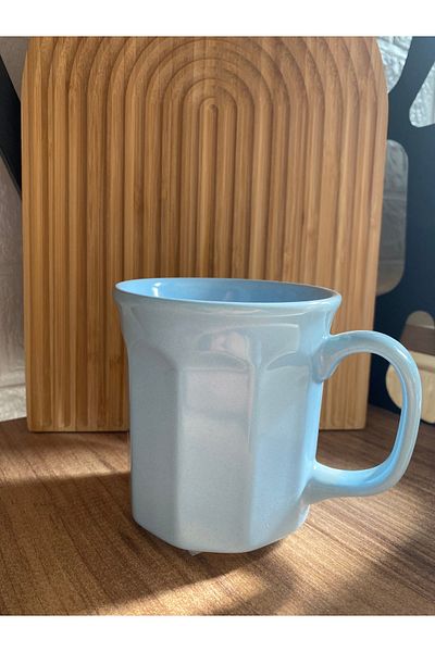 SEVEN7 Single Person Striped Ceramic Mug