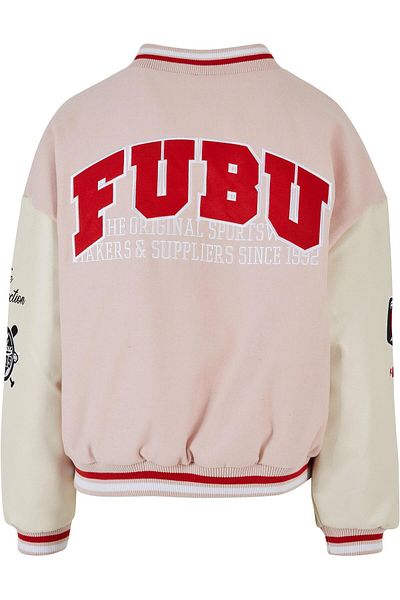 FUBU Damen Fw231-017-2 College Varsity Jacket