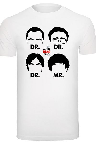 F4NT4STIC Herren Big Bang Theory Doctors And Mr And Big Bang Theory With T-shirt Round Neck
