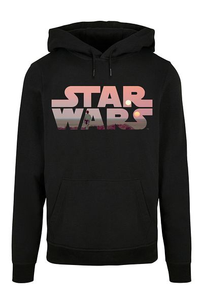 F4NT4STIC Herren Star Wars Tatooine Logo With Basic Hoody