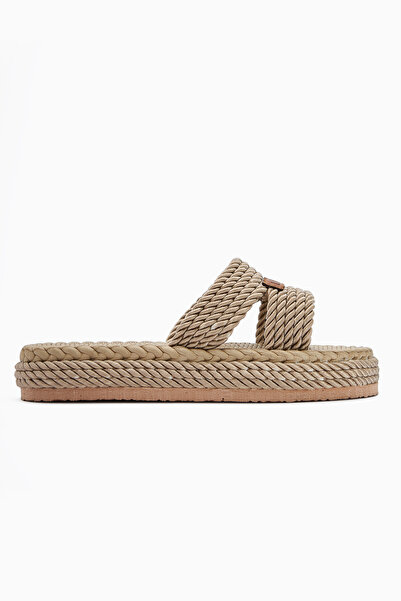 Limoya Menna Mink Comfort Women's Straw Slippers