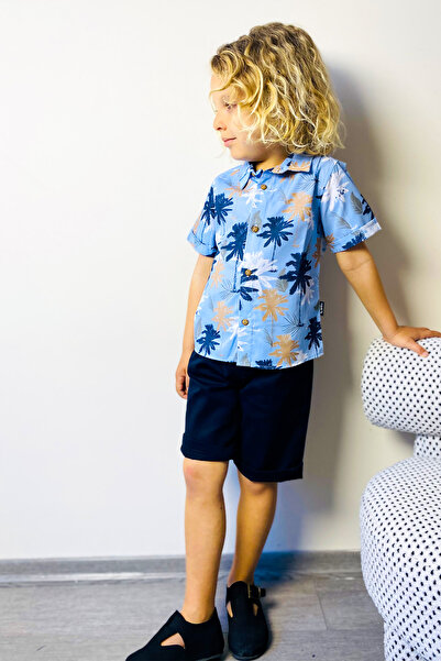 LULU Kids Спортивний літній комплект для хлопчиків: шорти та сорочка, модель «Hawai»