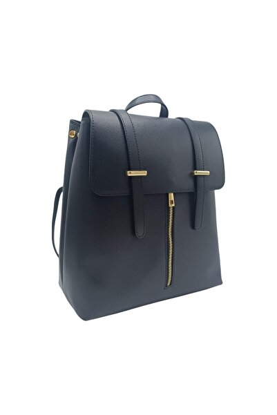 EVoStyle Rucsac Damă EVoStyle HW82, Piele Naturala Italia, Negru, 29 x 30 x 1...