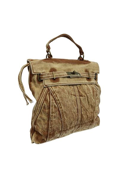 EVoStyle EVoStyle Denim Royale Women's Backpack 235066, Brown, 30 x 28 x 10 cm