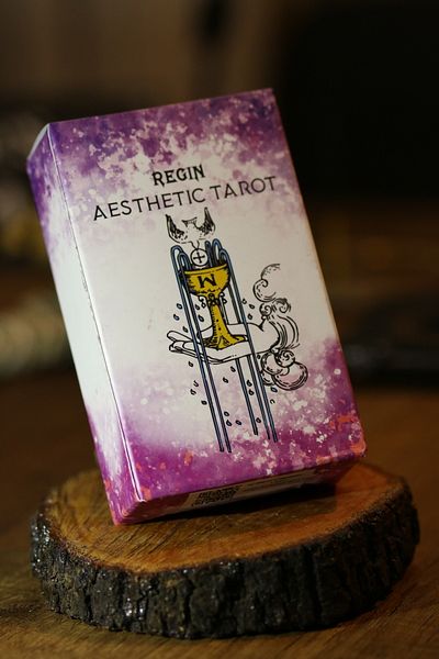 Paganca Purple and White Spiritual Energy Tarot Deck 78 Cards