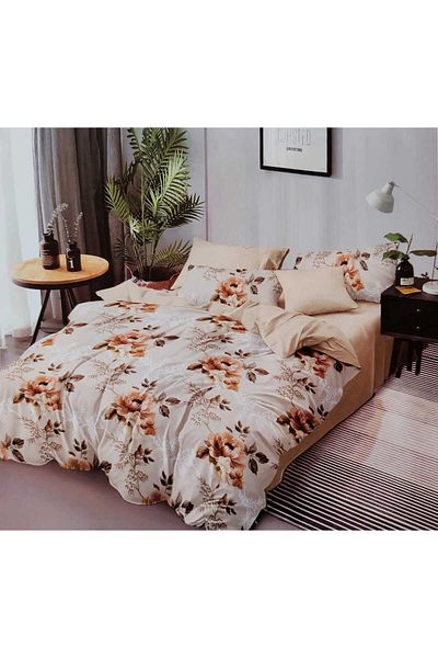 Pucioasa Double Bed Linen, Made of Finet, 6 Pieces, Fitted Sheet 230x250 Cm