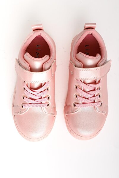 Limoya Hori Powder Laced Children's Sports Shoes with Hook and Loop Detail